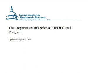 The Department of Defense’s JEDI Cloud Program